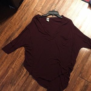 Free people slouchy tee
